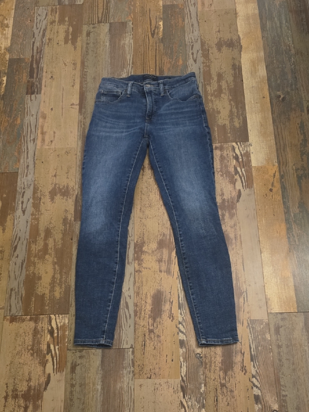 Lucky Brand Straight Leg Denim Blue Jeans Womens 4/27 28 Inseam